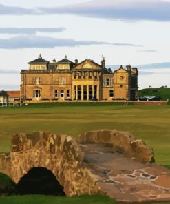 Scotland St Andrews Golf Diamond Painting Art