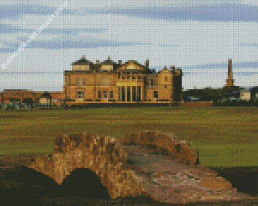 Scotland St Andrews Golf Diamond Painting Art