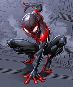 Spider Man Miles Morales Diamond Painting Art