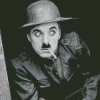 Charlie Chaplin 5D Diamond Painting Art
