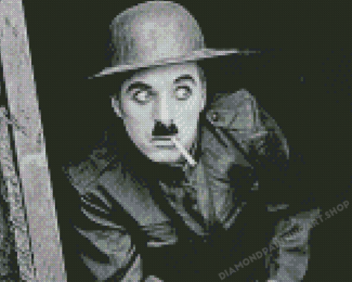 Charlie Chaplin 5D Diamond Painting Art
