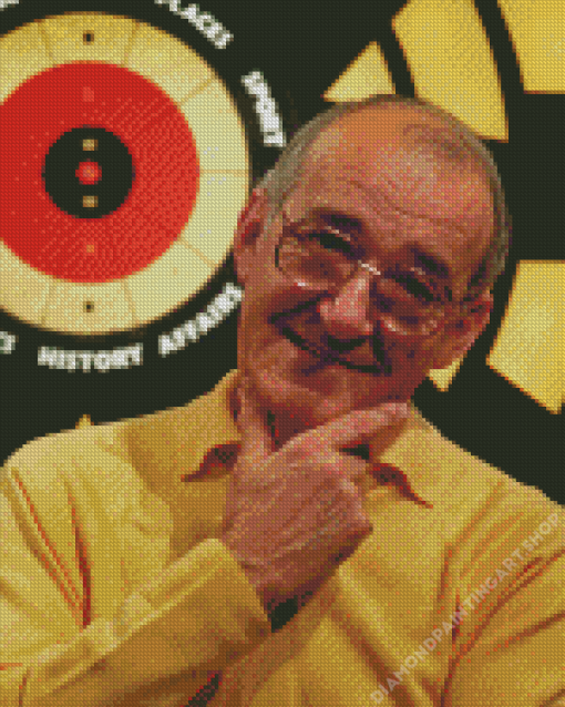 Actor Jim Bowen Diamond Painting Art