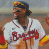 Baseball Player Ronald Acuna Jr Diamond Painting Art