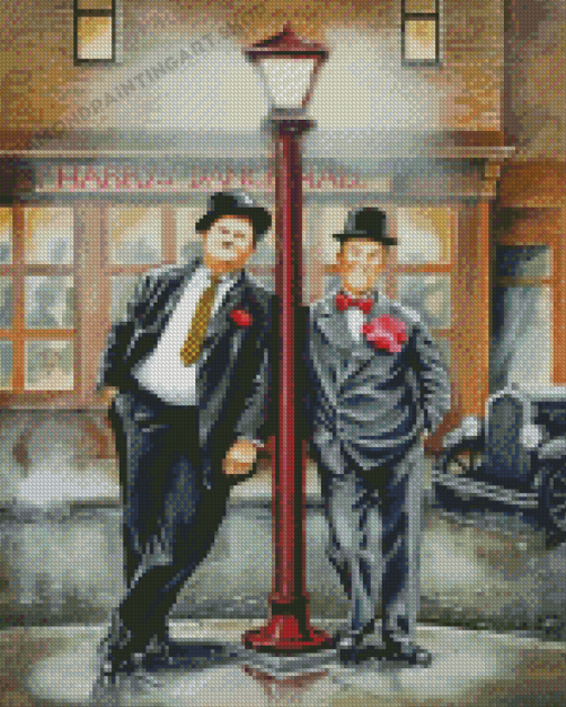 Laurel And Hardy 5D Diamond Painting Art