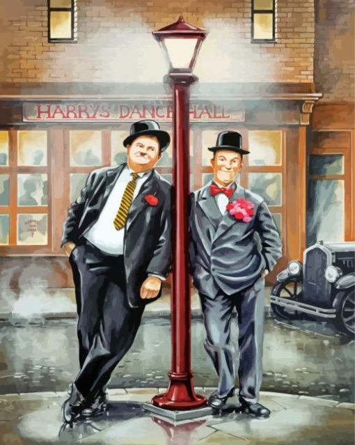 Laurel And Hardy 5D Diamond Painting Art