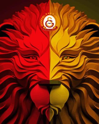 Galatasaray Poster Diamond Painting Art