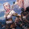 Geralt And Ciri The Witcher Diamond Painting Art