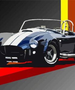 Illustration Cobra 427 Car Diamond Painting Art