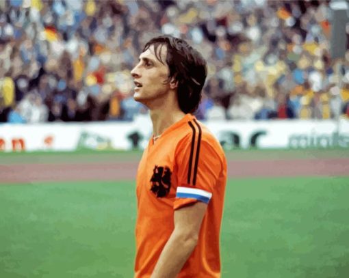 Johan Cruyff Football Player Diamond Painting Art