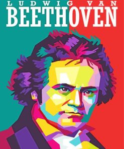 Ludwig Van Beethoven Poster 5D Diamond Painting Art