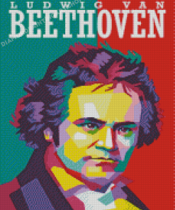 Ludwig Van Beethoven Poster 5D Diamond Painting Art