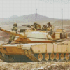 M1 Abrams Tank 5D Diamond Painting Art