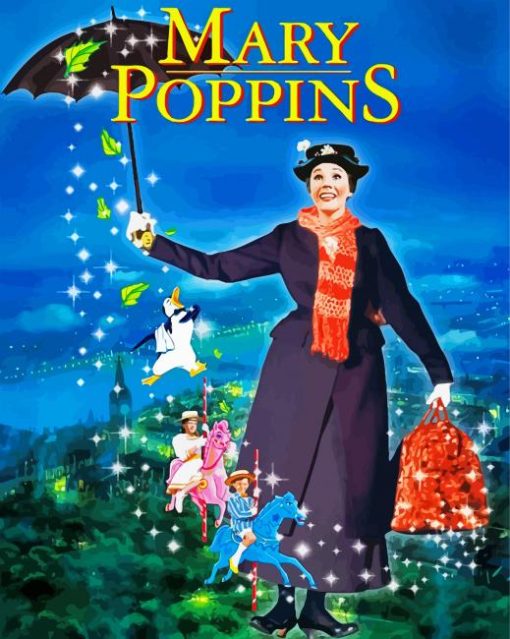 Mary Poppins Poster Diamond Painting Art