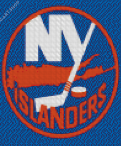 NY Islanders Logo Diamond Painting Art