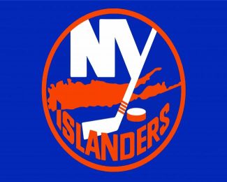 NY Islanders Logo Diamond Painting Art