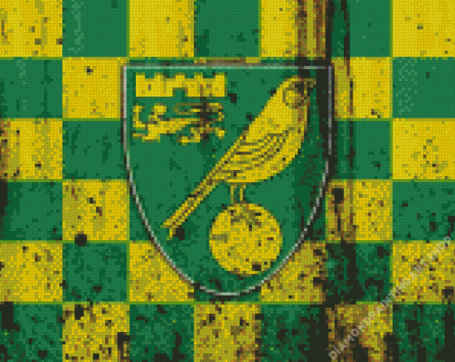 Norwich City Football Club Logo Diamond Painting Art