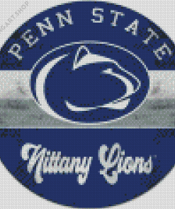 Penn State Nittany Lions Logo Diamond Painting Art