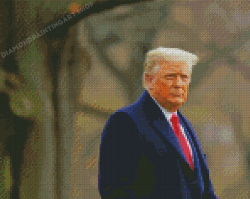 President Trump 5D Diamond Painting Art