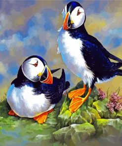 Puffin Birds 5D Diamond Painting Art