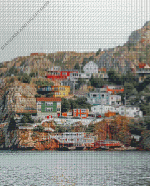 St Johns Seaside Buildings Diamond Painting Art