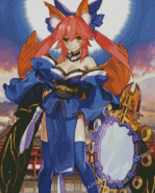 Tamamo no Mae 5D Diamond Painting Art