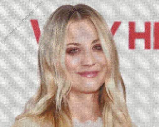 Beautiful Actress Kaley Cuoco Diamond Painting Art