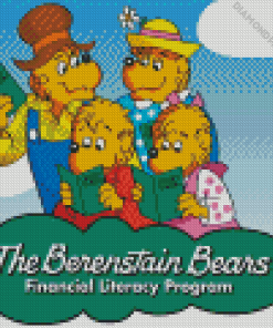 The Berenstain Bears Cartoon Diamond Painting Art