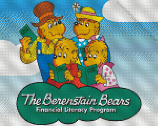 The Berenstain Bears Cartoon Diamond Painting Art