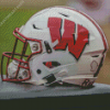 Wisconsin Badgers Team Helmet Diamond Painting Art