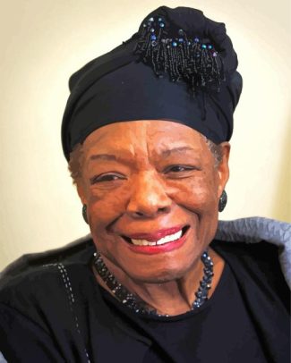 Memorist Maya Angelou Diamond Painting Art