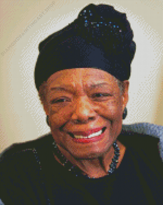 Memorist Maya Angelou Diamond Painting Art