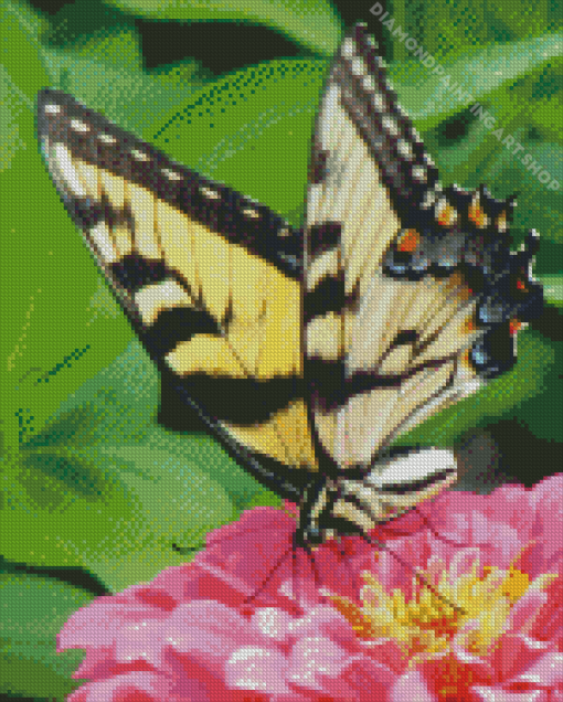 Yellow And Black Butterfly Diamond Painting Art