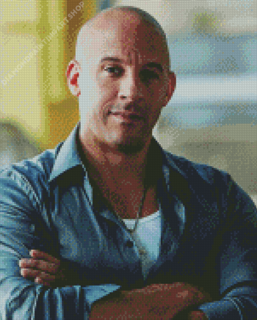 Fast And Furious Dominic Toretto Diamond Painting Art