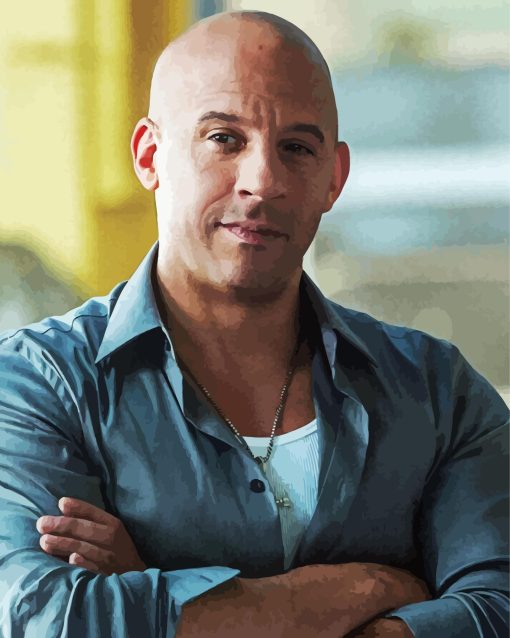 Fast And Furious Dominic Toretto Diamond Painting Art