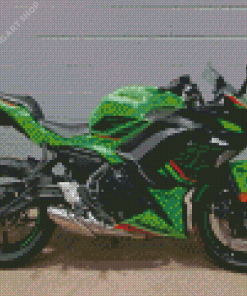 Kawasaki Ninja Motorcycle Diamond Painting Art