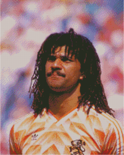 Gullit Footballer Diamond Painting Art