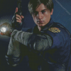 Leon Kennedy Diamond Painting Art