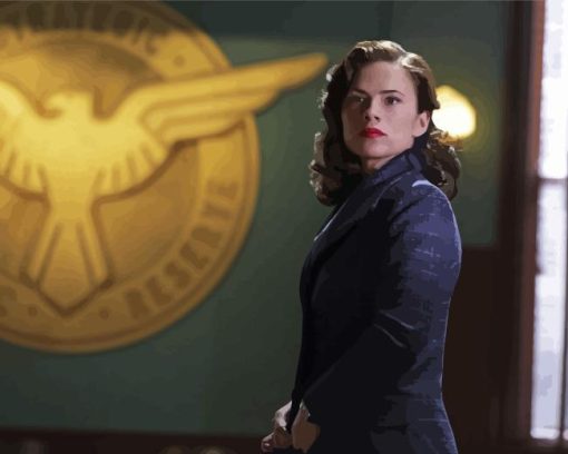 Agent Carter Peggy Carter Diamond Painting Art