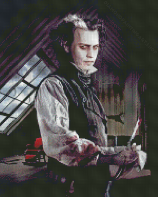 The Demon Barber Sweeney Todd Diamond Painting Art