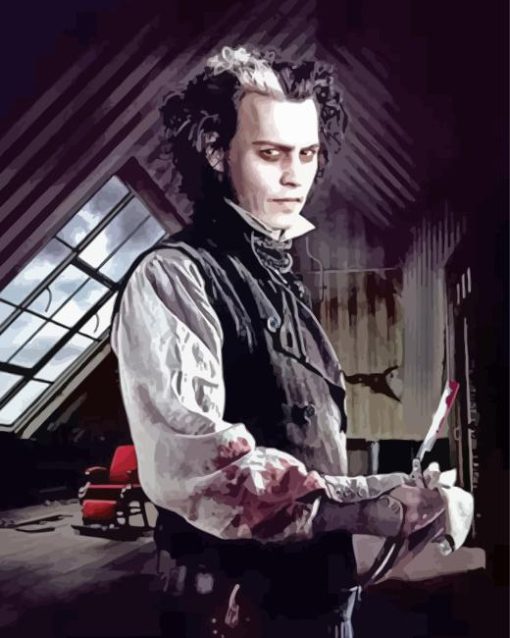 The Demon Barber Sweeney Todd Diamond Painting Art