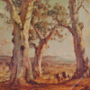 The Three Gums By Hans Heysen Diamond Painting Art