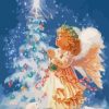 Christmas Angel 5D Diamond Painting Art