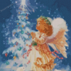 Christmas Angel 5D Diamond Painting Art