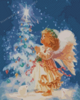 Christmas Angel 5D Diamond Painting Art