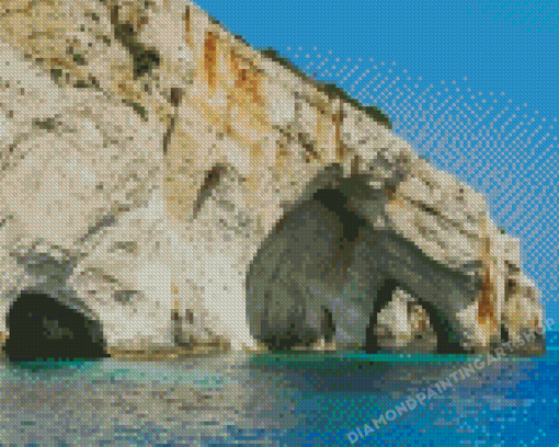 Zakynthos Blue Caves 5D Diamond Painting Art