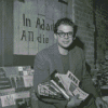 Allen Ginsberg With Books Diamond Painting