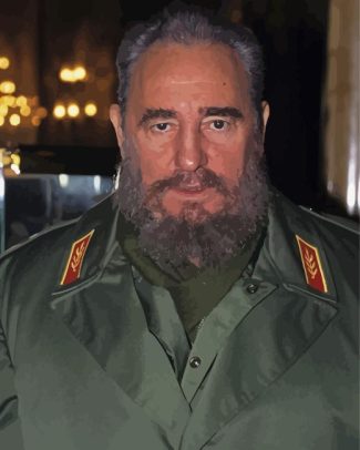 Fidel Castro Former President of Cuba Diamond Painting