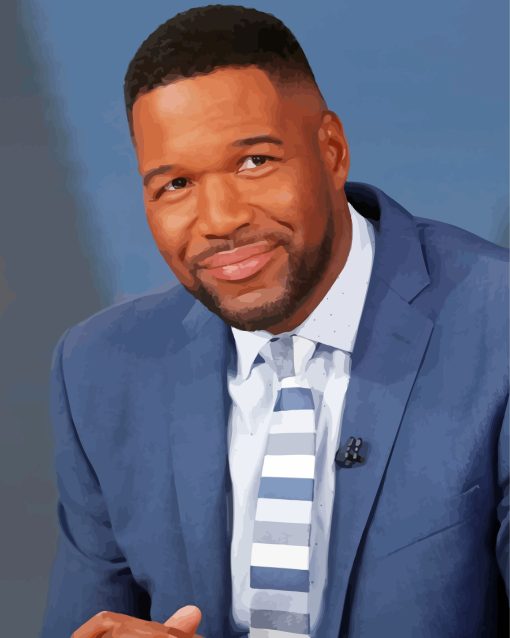 Michael Strahan American Journalist Diamond Painting