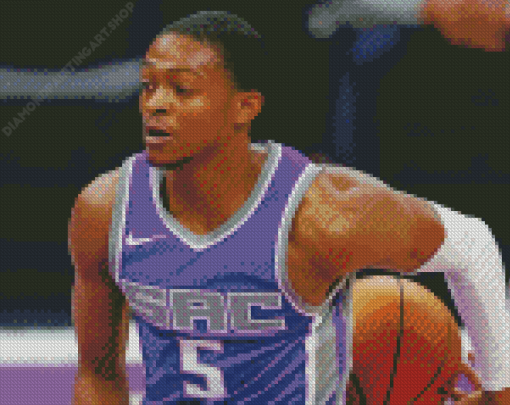 Sacramento Kings Basketball Player Diamond Painting