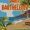 Saint Barthelemy Poster Art Diamond Painting